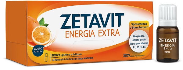 ZETAVIT ENERGIA EXTRA 12 FLACONCINI 8 ML - Gruppofarmastore.it