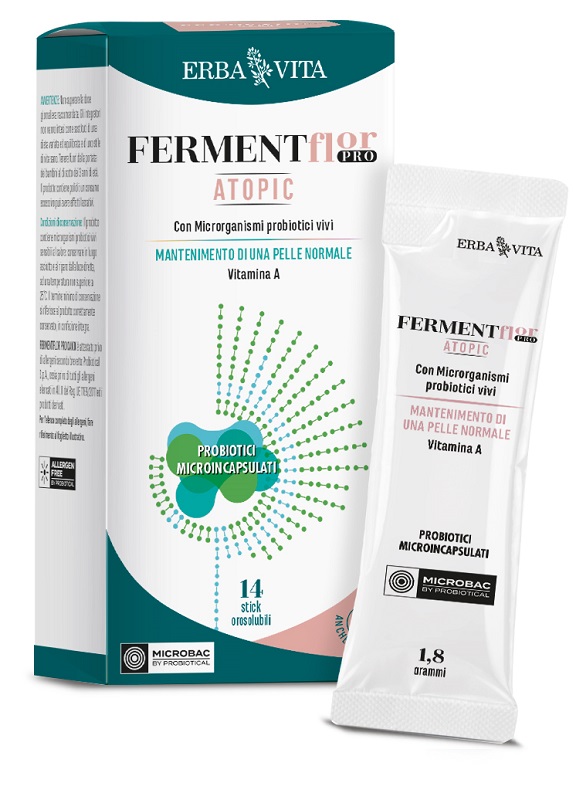 FERMENTFLOR PRO ATOPIC 14 STICK OROSOLUBILI DA 1,8 G - Gruppofarmastore.it