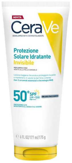 CERAVE PROTEZIONE SOLARE IDRATANTE INVISIBILE SPF50+ 177 ML - Gruppofarmastore.it