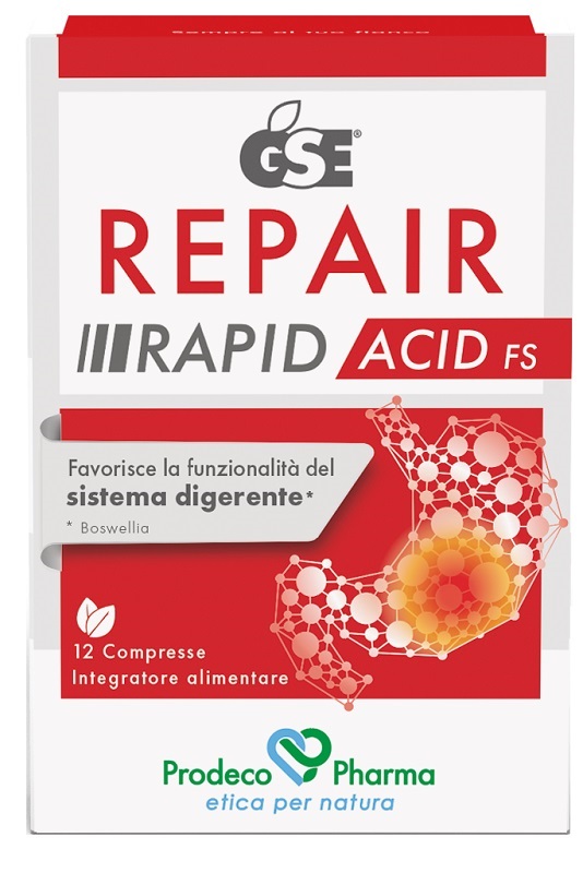 GSE REPAIR RAPID ACID FS 12 COMPRESSE - Gruppofarmastore.it