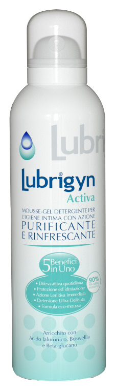 LUBRIGYN ACTIVA MOUSSE-GEL DETERGENTE 150 ML - Gruppofarmastore.it