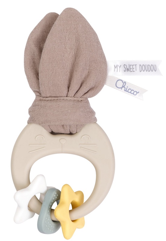 CHICCO GIOCO MY SWEET DOUDOU BUNNY SOFT TEETHER - Gruppofarmastore.it