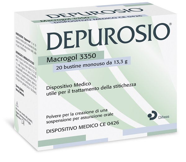 DEPUROSIO 20 BUSTINE DA 13,3 G SENZA GLUTINE SENZA LATTOSIO - Gruppofarmastore.it