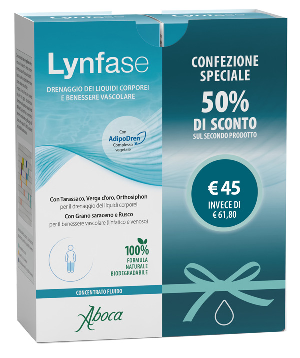 LYNFASE FLACONE CONFEZIONE SPECIALE 1+50% 1+1 DEL 989638489 - Gruppofarmastore.it