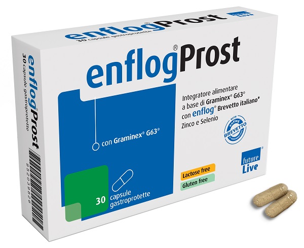 ENFLOGPROST 30 CAPSULE GASTROPROTETTE SENZA GLUTINE NATURALMENTE PRIVO DI LATTOSIO - Gruppofarmastore.it