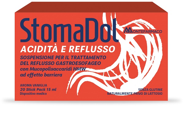 STOMADOL ACIDITA' REFLUSSO 20 STICK PACK DA 15 ML - Gruppofarmastore.it