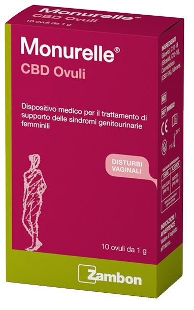 MONURELLE CBD 10 OVULI 1 G - Gruppofarmastore.it