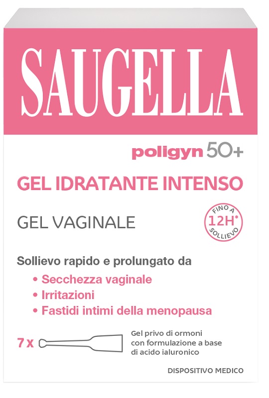 SAUGELLA POLIGYN 50+ GEL IDRATANTE INTENSO 7 TUBETTI MONODOSE DA 4 ML - Gruppofarmastore.it
