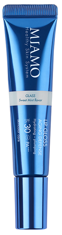 MIAMO SKINCOLOR CARE LIP GLOSS AGING DEFENSE SPF 30+ GLASS SWEET MINT FLAVOR 15 ML - Gruppofarmastore.it