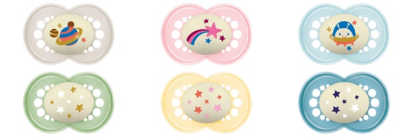 MAM SUCCHIETTO ORIGINAL NIGHT 6+ MESI SILICONE 2 PEZZI - Gruppofarmastore.it