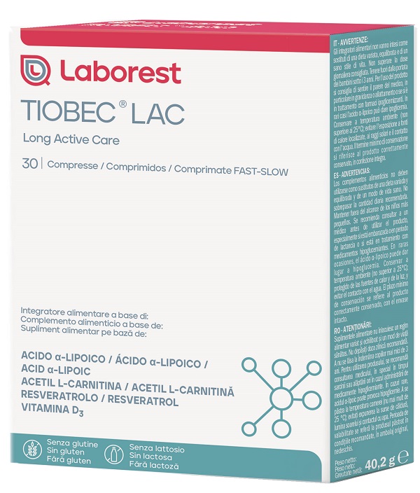 TIOBEC LAC 30 COMPRESSE - Gruppofarmastore.it