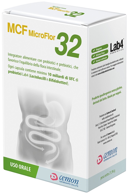 MCF MICROFLOR 32 60 CAPSULE VEGETALI - Gruppofarmastore.it