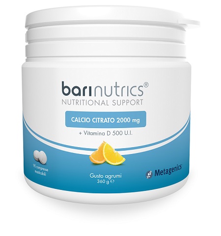 BARINUTRICS CALCIO CITRATO ARANCIA LIMONE ITA 90 COMPRESSE - Gruppofarmastore.it