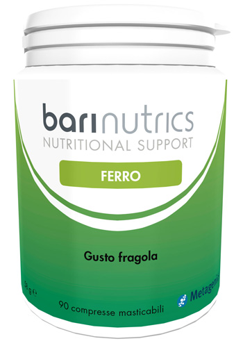 BARINUTRICS FERRO FRAGOLA ITA 90 COMPRESSE - Gruppofarmastore.it