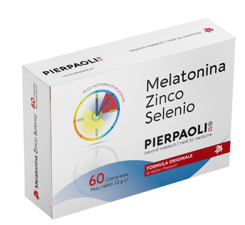 MELATONINA ZINCO SELENIO PIERPAOLI 60 COMPRESSE - Gruppofarmastore.it