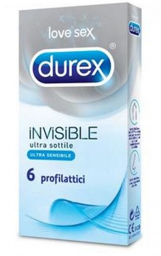 DUREX INVISIBLE PROFILATTICO 6 PEZZI - Gruppofarmastore.it