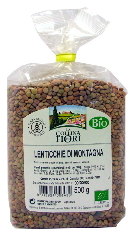 CERRETO BIO LENTICCHIE MONTAGNA 500 G - Gruppofarmastore.it
