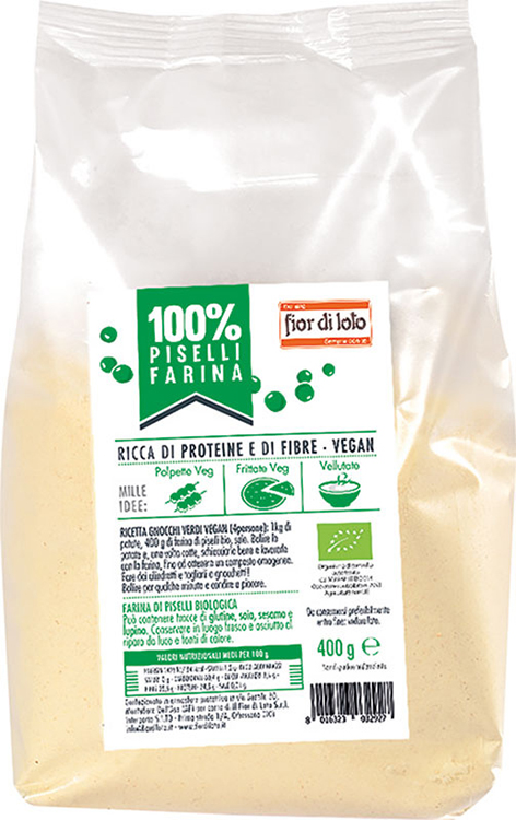 FIOR DI LOTO FARINA DI PISELLI BIO 400 G - Gruppofarmastore.it