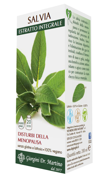 SALVIA ESTRATTO INTEGRALE 200 ML - Gruppofarmastore.it
