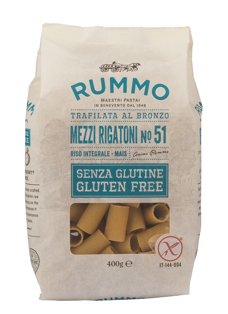 RUMMO MEZZI RIGATONI N51 DI RISO INTEGRALE E MAIS 400 G - Gruppofarmastore.it