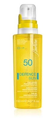 DEFENCE SUN 50 OLIO SOLARE PROTEZIONE ALTA 150 ML - Gruppofarmastore.it