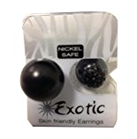 ORECCHINO STERILE BJE605 BLACK CRY BAL/BLACK BAL - Gruppofarmastore.it