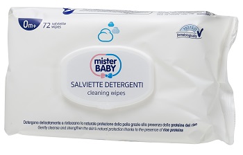 MISTER BABY SALVIETTE DETERGENTI 72 PEZZI - Gruppofarmastore.it