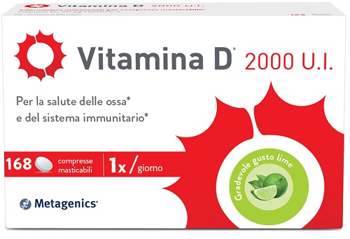 VITAMINA D 2000 UI 168 COMPRESSE MASTICABILI - Gruppofarmastore.it