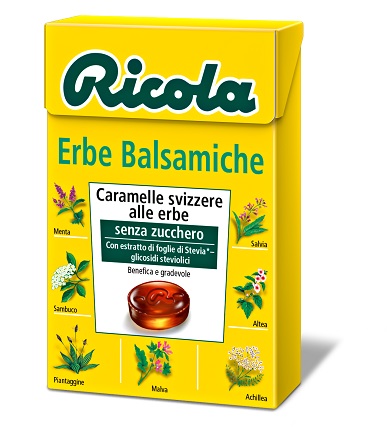 RICOLA ERBE BALSAMICHE SENZA ZUCCHERO 50 G - Gruppofarmastore.it