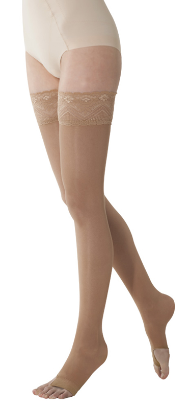 MARILYN 70 PUNTA APERTA CALZA AUTOREGGENTE CAMEL 4-L - Gruppofarmastore.it