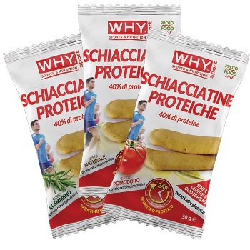 WHYNATURE SCHIACCIATINE PROTEICHE POMODORO 30 G - Gruppofarmastore.it
