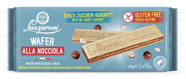 ZEROLE WAFERS ALLA NOCCIOLA SENZA ZUCCHERI AGGIUNTI 175 G - Gruppofarmastore.it