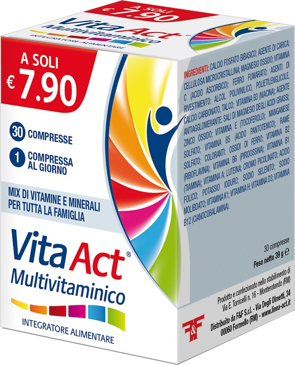 VITA ACT MULTIVITAMINICO 30 COMPRESSE - Gruppofarmastore.it
