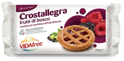 VIDAFREE CROSTALLEGRA FRUTTI DI BOSCO 180 G - Gruppofarmastore.it