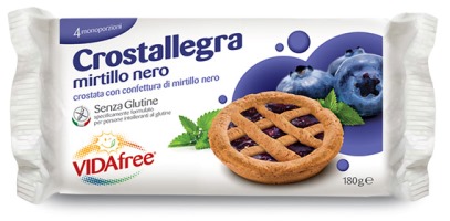 VIDAFREE CROSTALLEGRA MIRTILLO NERO 180 G - Gruppofarmastore.it