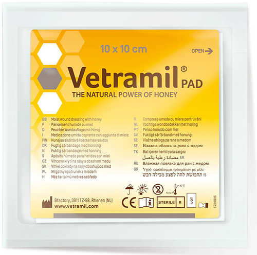 VETRAMIL PAD GARZA 10 X 10CM 5 PEZZI USO VETERINARIO - Gruppofarmastore.it