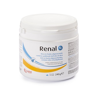 RENAL N MANGIME COMPLEMENTARE PER CANI E GATTI BARATTOLO 240 G - Gruppofarmastore.it