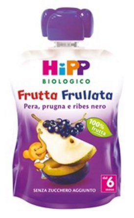 HIPP BIO FRUTTA FRULLATA PERA PRUGNA RIBES 90 G - Gruppofarmastore.it