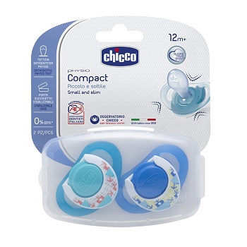 CHICCO SUCCHIETTO COMPACT BOY S 16-36 MESI 2 PEZZI - Gruppofarmastore.it