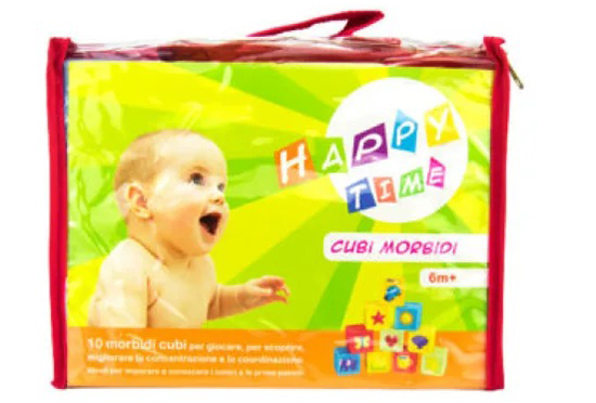 FIOCCHI DI RISO HAPPY TIME CUBI MORBIDI 6M+ - Gruppofarmastore.it