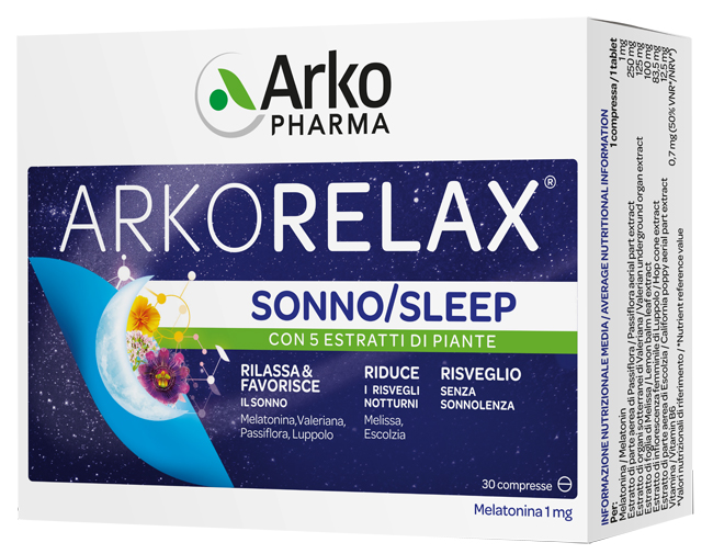 ARKORELAX SONNO 30 COMPRESSE - Gruppofarmastore.it