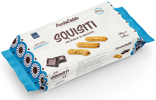 SQUISITI CON SCAGLIE DI CIOCCOLATO SENZA GLUTINE 220 G - Gruppofarmastore.it