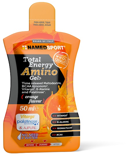 TOTAL ENERGY AMINO GEL ORANGE FLAVOUR 50 ML - Gruppofarmastore.it