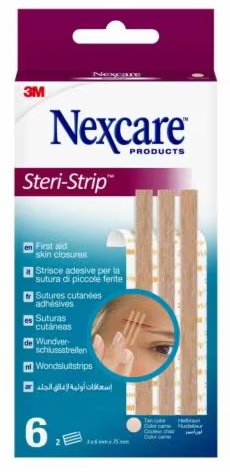 CEROTTO PER SUTURA STERI STRIP SKIN 6X75 MM 6 STRISCE - Gruppofarmastore.it