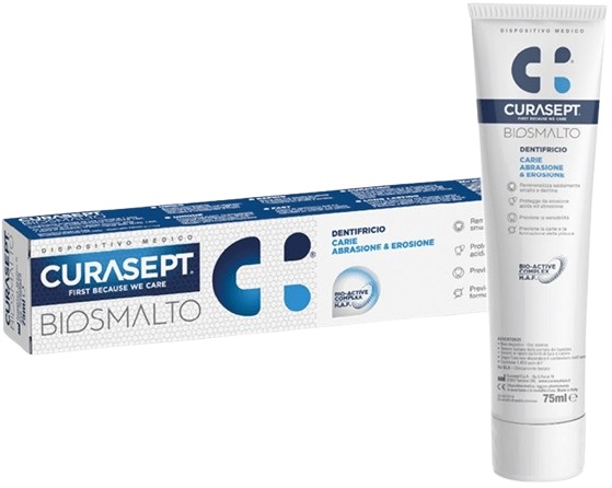 CURASEPT BIOSMALTO CARIE DENTIFRICIO 75 ML - Gruppofarmastore.it