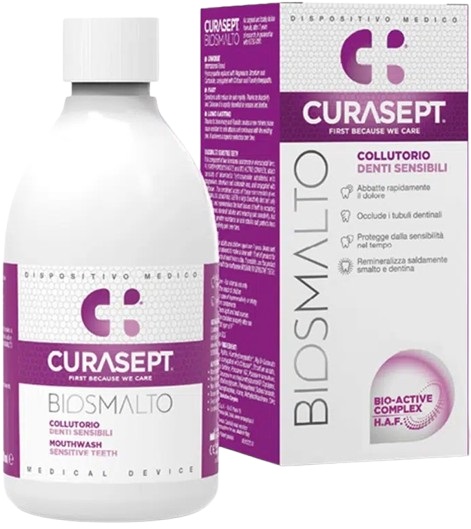 CURASEPT BIOSMALTO COLLUTORIO DENTI SENSIBILI 300 ML - Gruppofarmastore.it