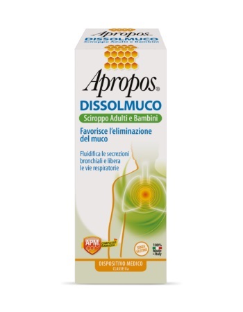 APROPOS DISSOLMUCO SCIROPPO ADULTI E BAMBINI 230 G - Gruppofarmastore.it