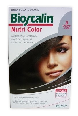 BIOSCALIN NUTRI COLOR 3 CASTANO SCURO SINCROB 124 ML - Gruppofarmastore.it