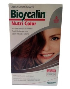 BIOSCALIN NUTRI COLOR 6 BIONDO SCURO SINCROB 124 ML - Gruppofarmastore.it