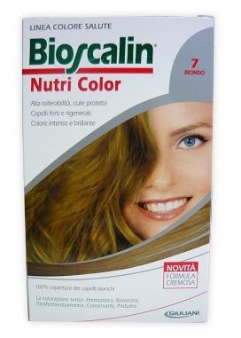 BIOSCALIN NUTRI COLOR 7 BIONDO SINCROB 124 ML - Gruppofarmastore.it